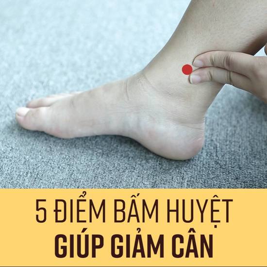 5 điển ấn huyệt giúp các chị em giảm cân