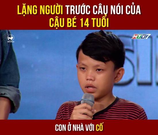 Lặng người trước câu nói của cậu bé 14 tuổi 