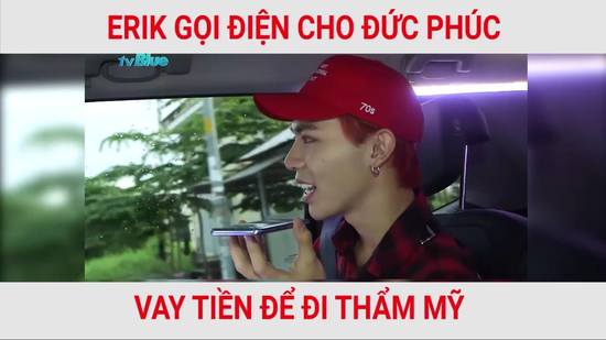 ERIK gọi điện cho Đức Phúc vay tiền đi thẩm mỹ