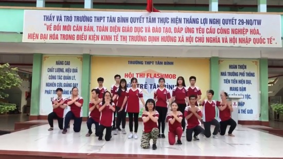 DÂN VŨ 2018 bảng B II THPT TÂN BÌNH - QUẬN TÂN PHÚ