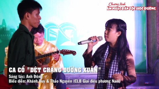 DỆT CHẶNG ĐƯỜNG XUÂN II ÂM NHẠC DÂN TỘC HỌC ĐƯỜNG