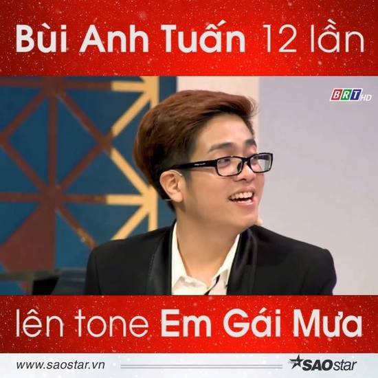 Bùi Anh Tuấn 12 lên tone Em Gái Mưa cực sốc