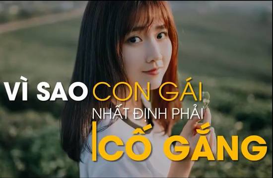 Vì sao con gái nhất định phải cố gắng